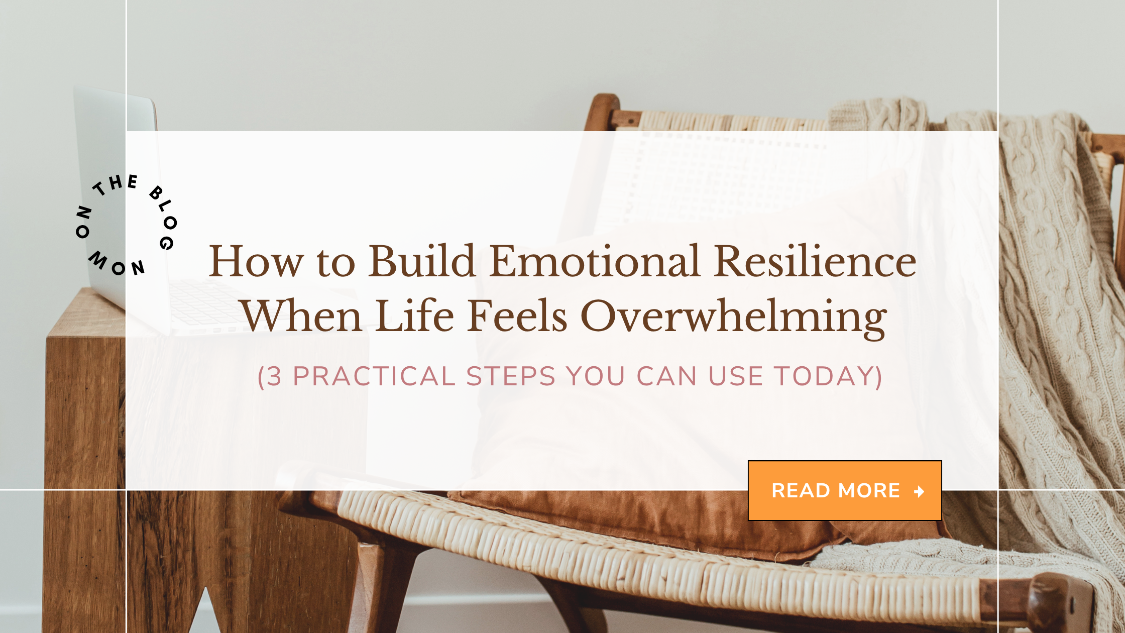 Title shown: How to build emotional resilience when life feels overwhelming